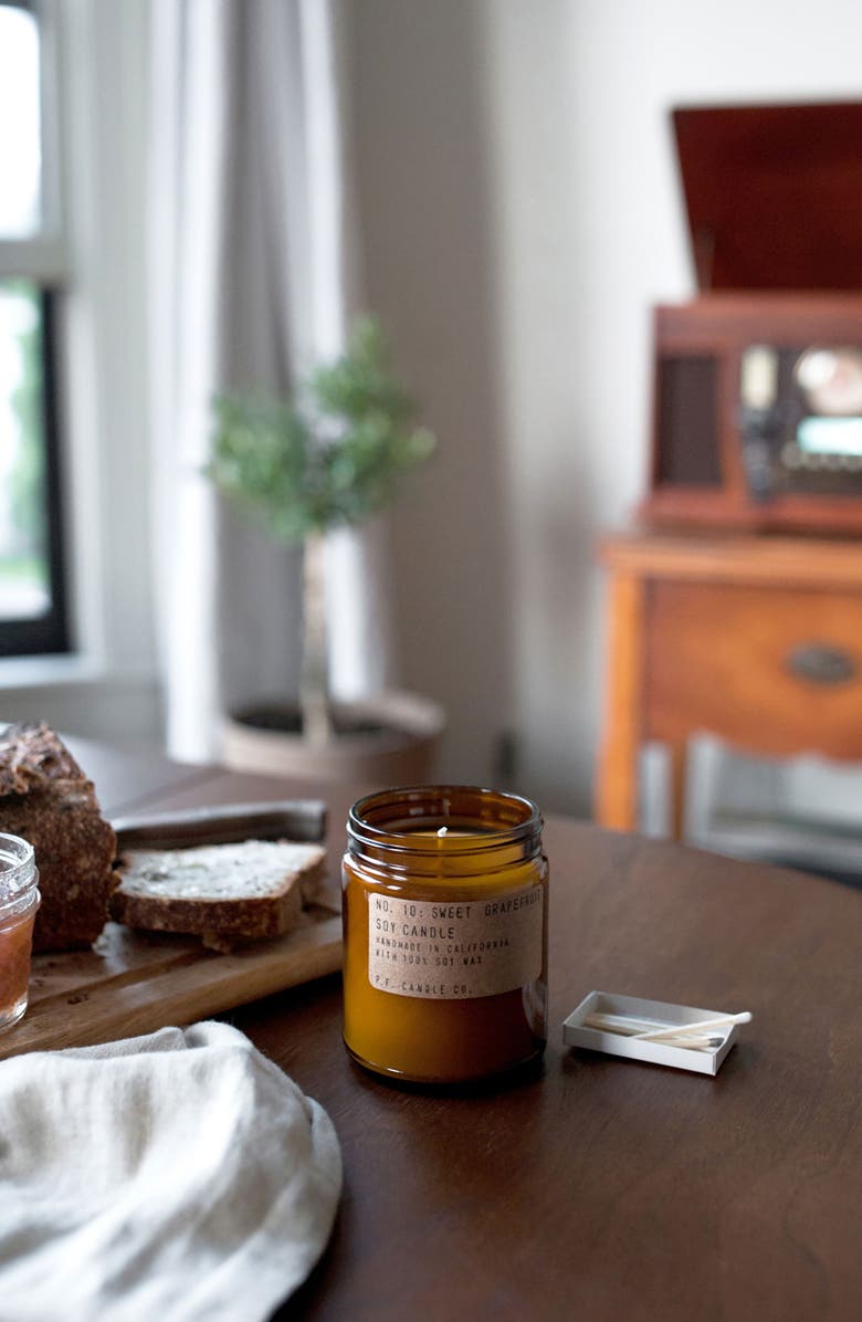 P.F. Candle Co. Soy Candle, Alternate, color, Sweet Grapefruit