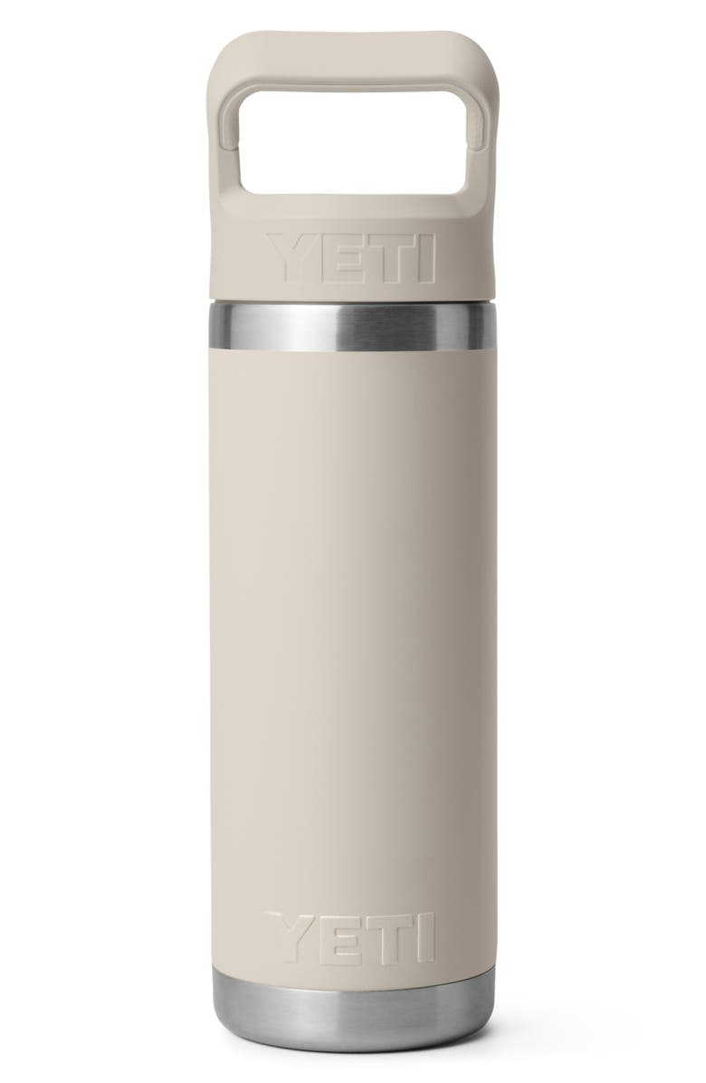 YETI Rambler 18-Ounce Straw Water Bottle, Alternate, color, Cape Taupe