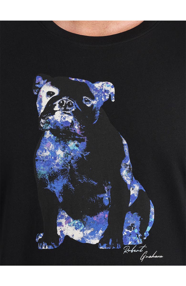 Robert Graham DXL Big & Tall X-Ray Graham Graphic Tee, Alternate, color, Black