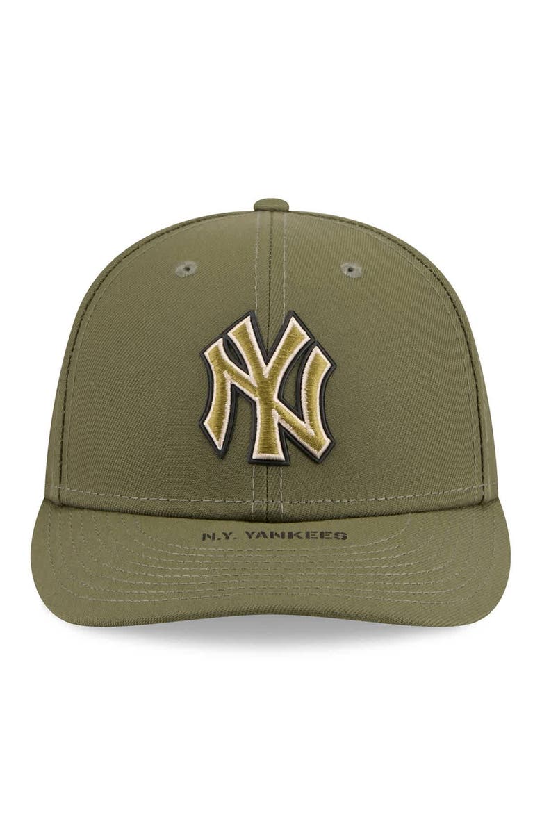 New Era Men's New Era  Olive New York Yankees 2026 Armed Forces Day Low Profile 59FIFTY Fitted Hat, Alternate, color, Olive