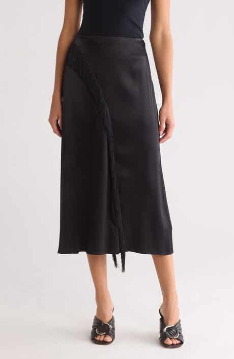 Vince Fringe A-Line Skirt