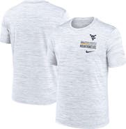 Nike Men's Nike White West Virginia Mountaineers Velocity Stacked Dri-FIT T-Shirt