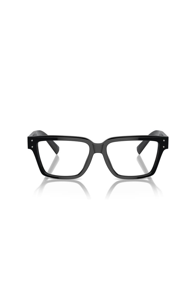 Dolce&Gabbana 55mm Square optical glasses, Alternate, color, Black