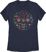 HARRY POTTER Women's Chibi Friends Short Sleeve Graphic T-Shirt
