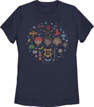 HARRY POTTER Women's Chibi Friends Short Sleeve Graphic T-Shirt