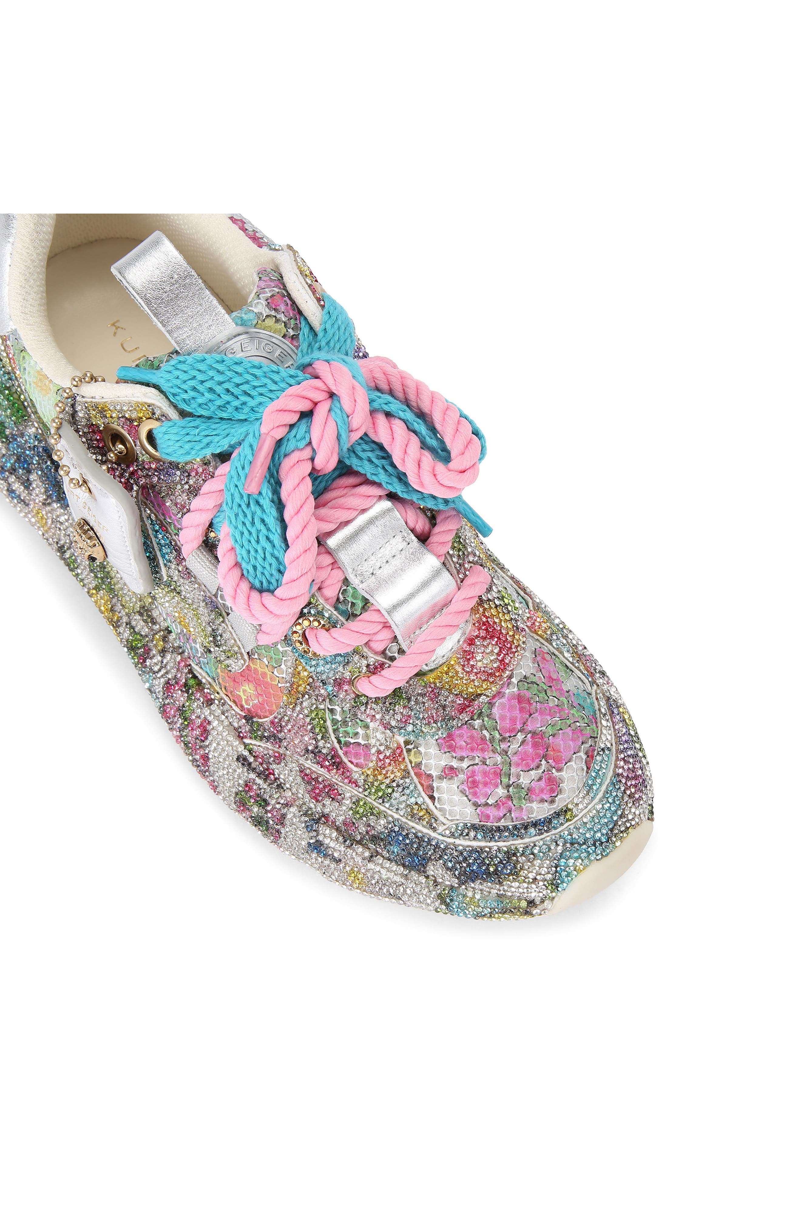 Kurt Geiger London Embellished Runner Sneaker, Alternate, color, 