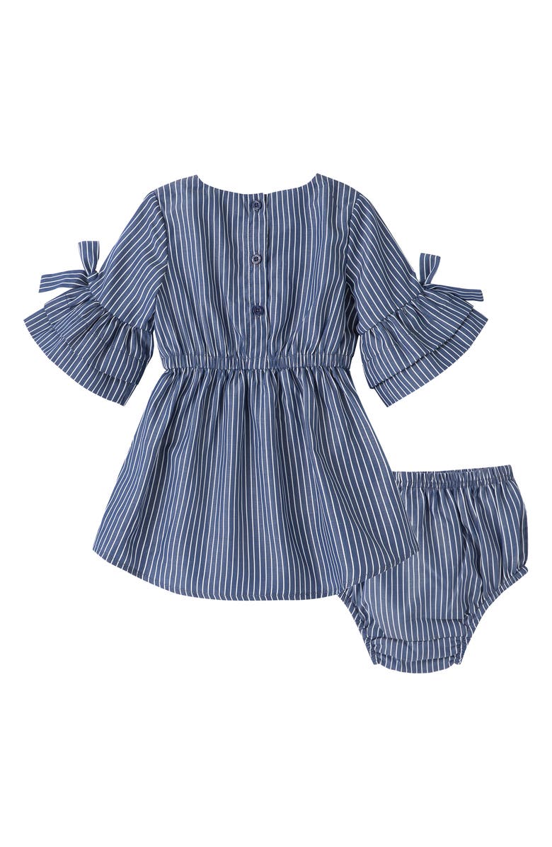 Habitual Girl Habitual Stripe Bell Sleeve Dress, Alternate, color, 