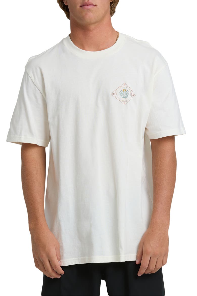 Agave Adventure Division Premium Cotton Graphic T-Shirt, Main, color, OFF WHITE
