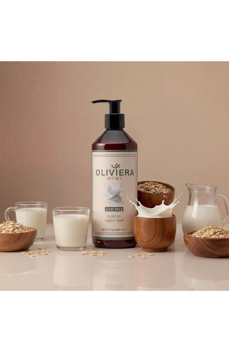 Oliviera Home Goat Milk Hand Wash Duo, Alternate, color, White