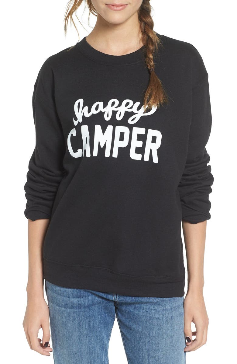 Sub_Urban Riot 'Happy Camper' Graphic Sweatshirt, Main, color,