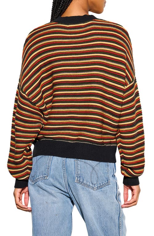 Spiritual Gangster Rue Ottoman Oversize Sweater In Multi