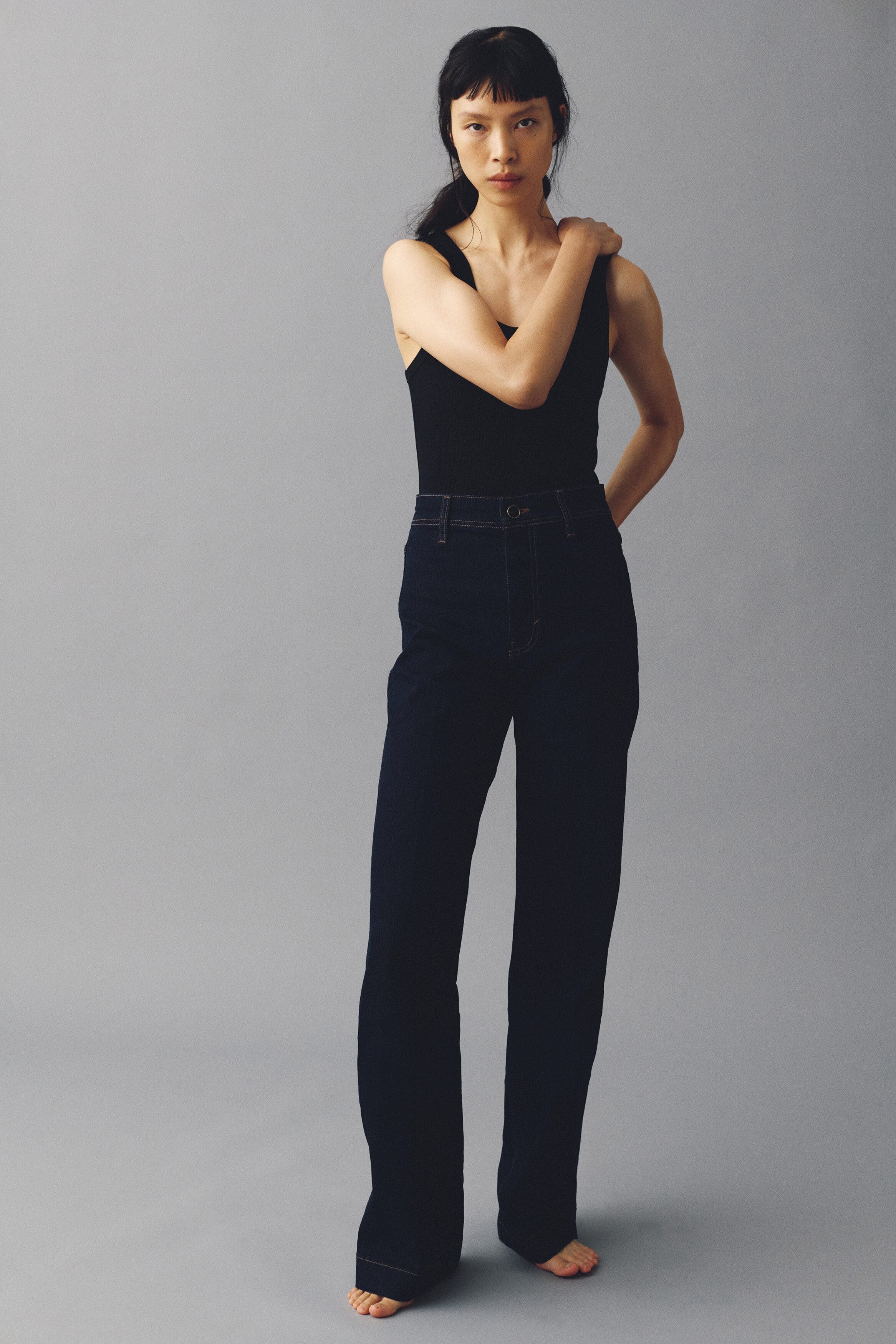 Dark denim blue