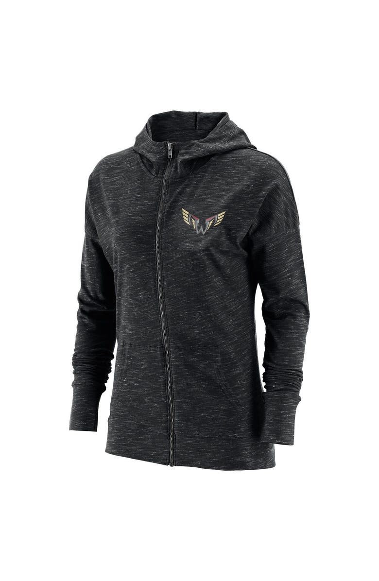 ADPRO Sports Women's Black Philadelphia Wings Primary Logo Full-Zip Hoodie, Alternate, color, Black