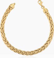 Oradina 14K Yellow Gold Royal Palms Bracelet
