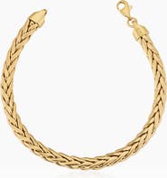 Oradina 14K Yellow Gold Royal Palms Bracelet