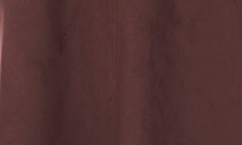 1.state Seam Detail Faux Suede Shift Minidress In Brown