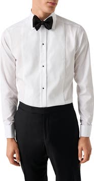 Eton Slim Fit Striped Bib Tuxedo Shirt