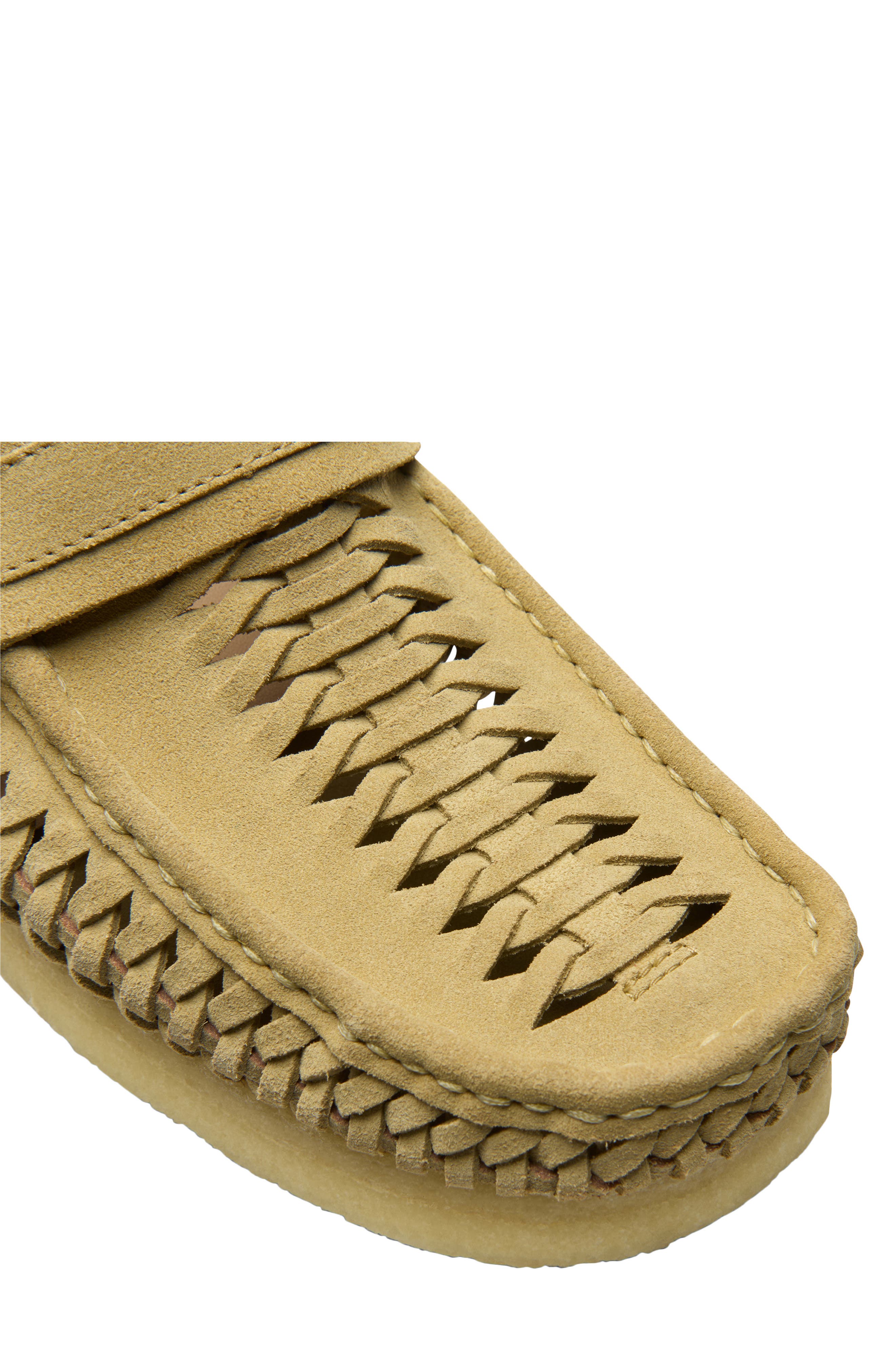 Clarks<sup>®</sup> Wallabee Woven Suede Loafer, Alternate, color, 