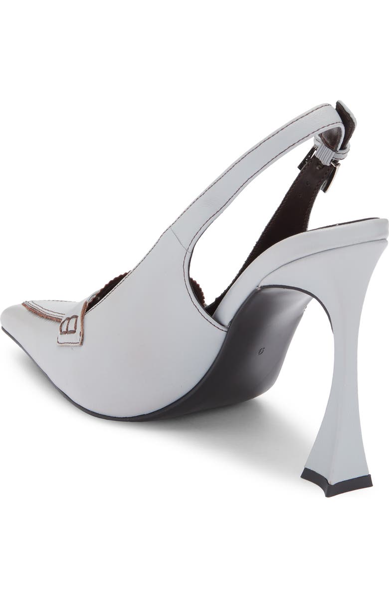 Jeffrey Campbell Judicial Slingback Loafer Pump, Alternate, color, Blue Brushed