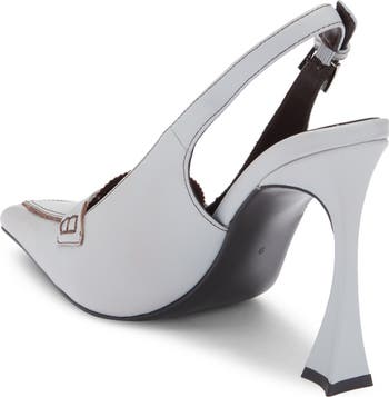 Judicial Slingback Loafer Pump