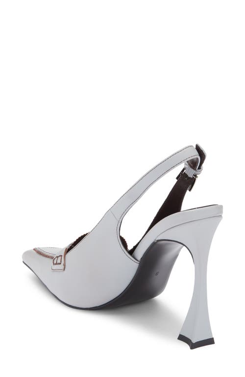 Jeffrey Campbell Judicial Slingback Loafer Pump In Animal Print