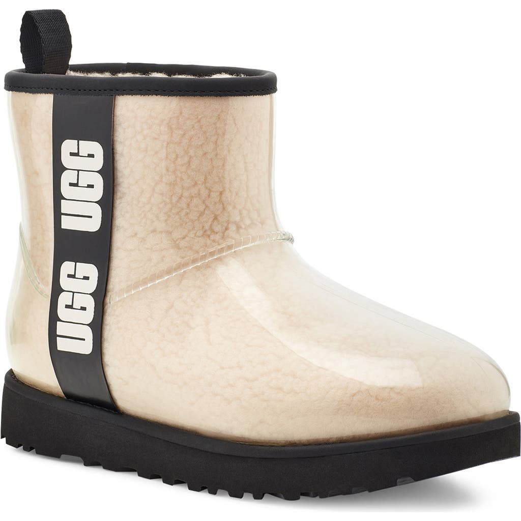 Ugg (r) Classic Mini Waterproof Clear Boot In Neutral