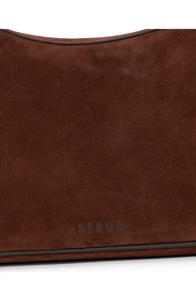 STAUD Pine Leather Shoulder Bag, Alternate, color, Mahogany