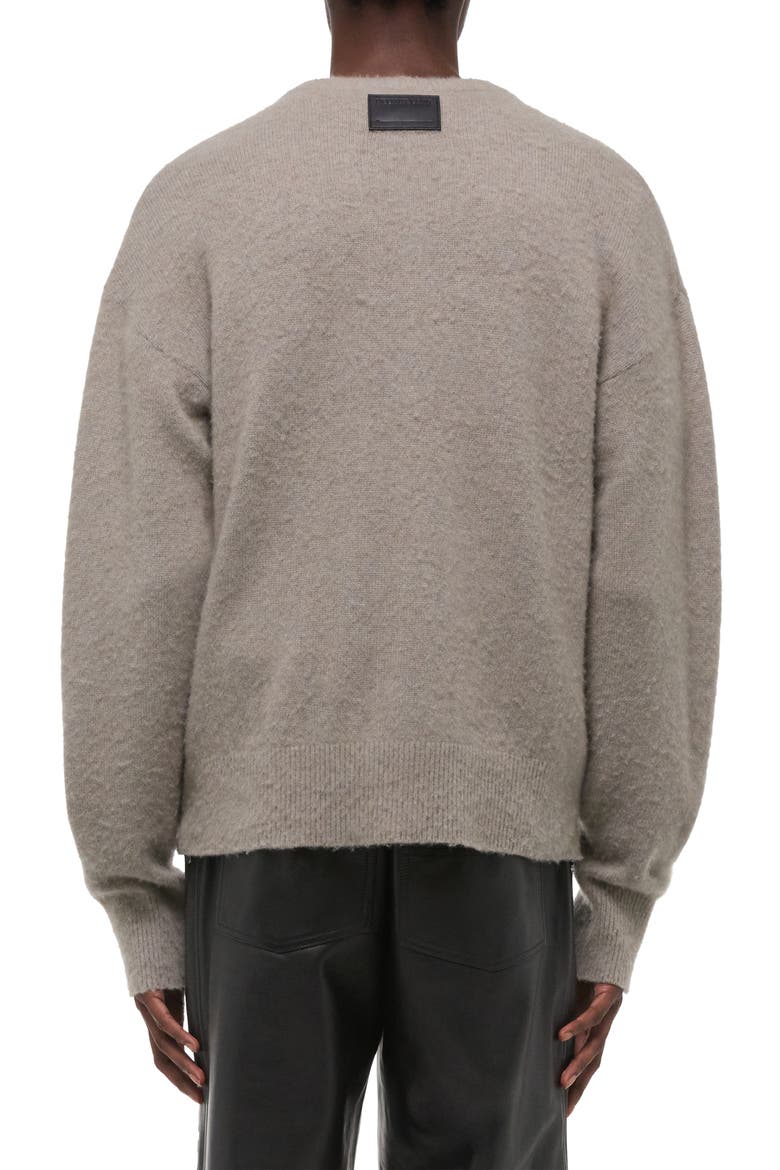 Brushed Wool & Cashmere Sweater, Alternate, color, FOG