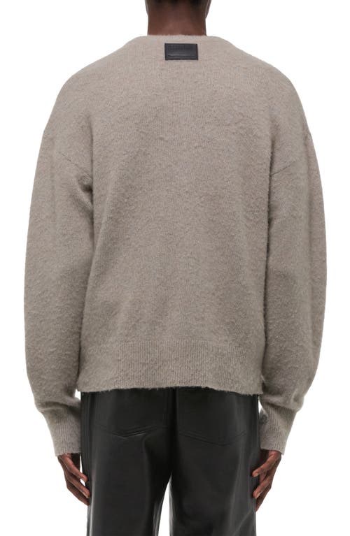 Helmut Lang Lithe 3 Brushed Wool & Cashmere Sweater In Gray