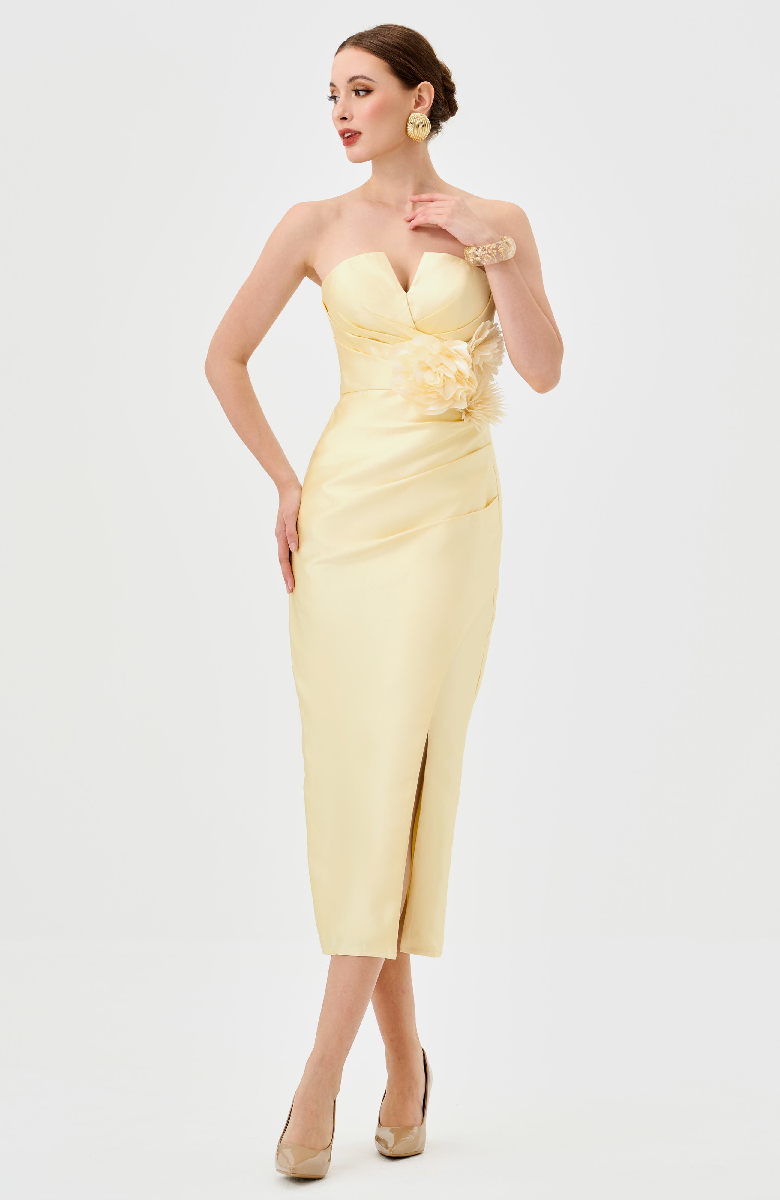 Raina Strapless Midi - image 2
