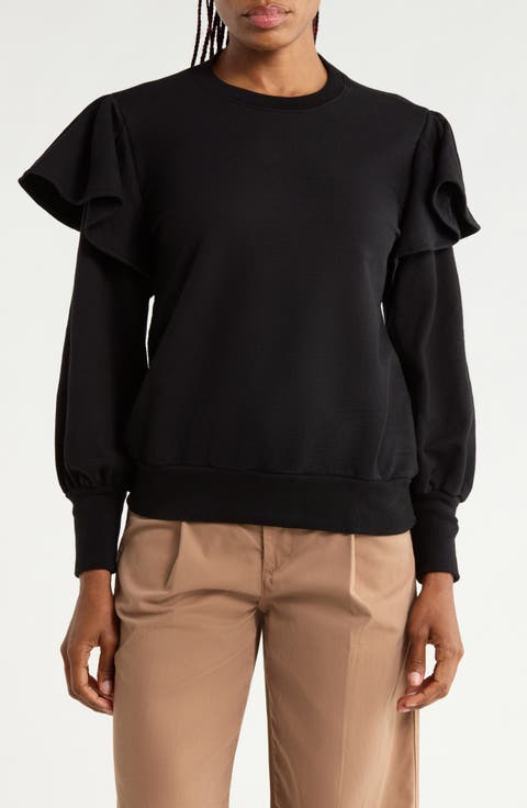 Cecilia Ruffle Sweatshirt