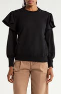 AG Cecilia Ruffle Sweatshirt