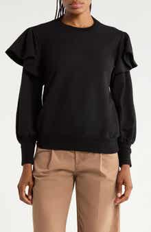 Cecilia Ruffle Sweatshirt