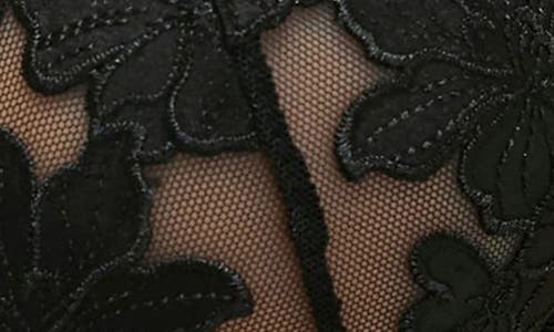 Free People Hotel Chantelle Triangle Bralette In Black