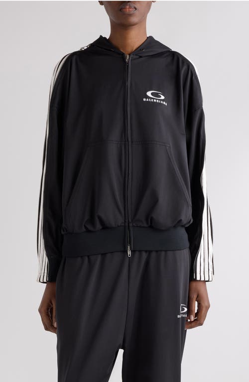 Balenciaga Loop Sports Icon Full Zip Hoodie In Multi