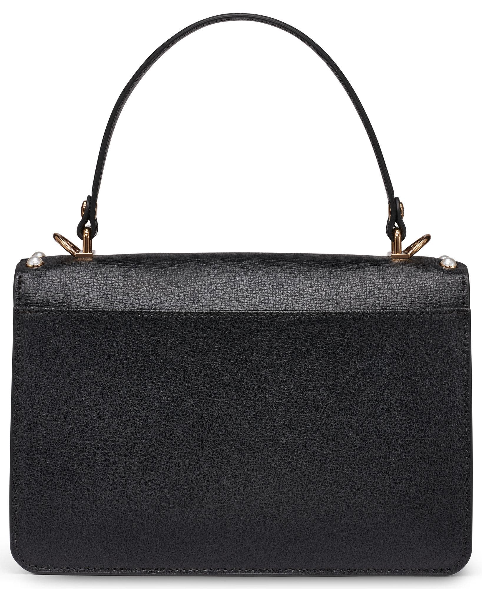 Simone Crossbody with Pearls, Alternate, color, Black/Gold