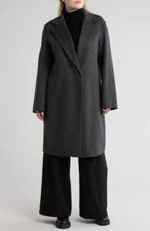 Vince Classic Straight Wool Blend Coat