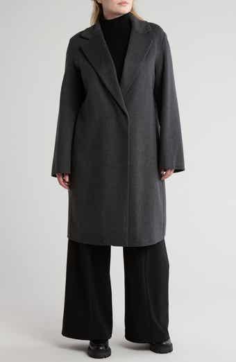 Vince Classic Straight Wool Blend Coat