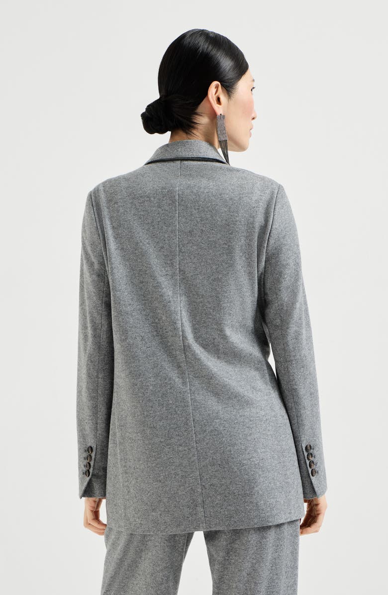 Brunello Cucinelli Deconstructed blazer, Alternate, color, Grey