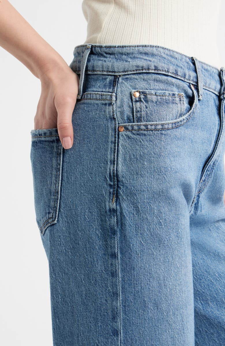 Treasure & Bond High Waist Wide Leg Jeans, Alternate, color, Medium Wash