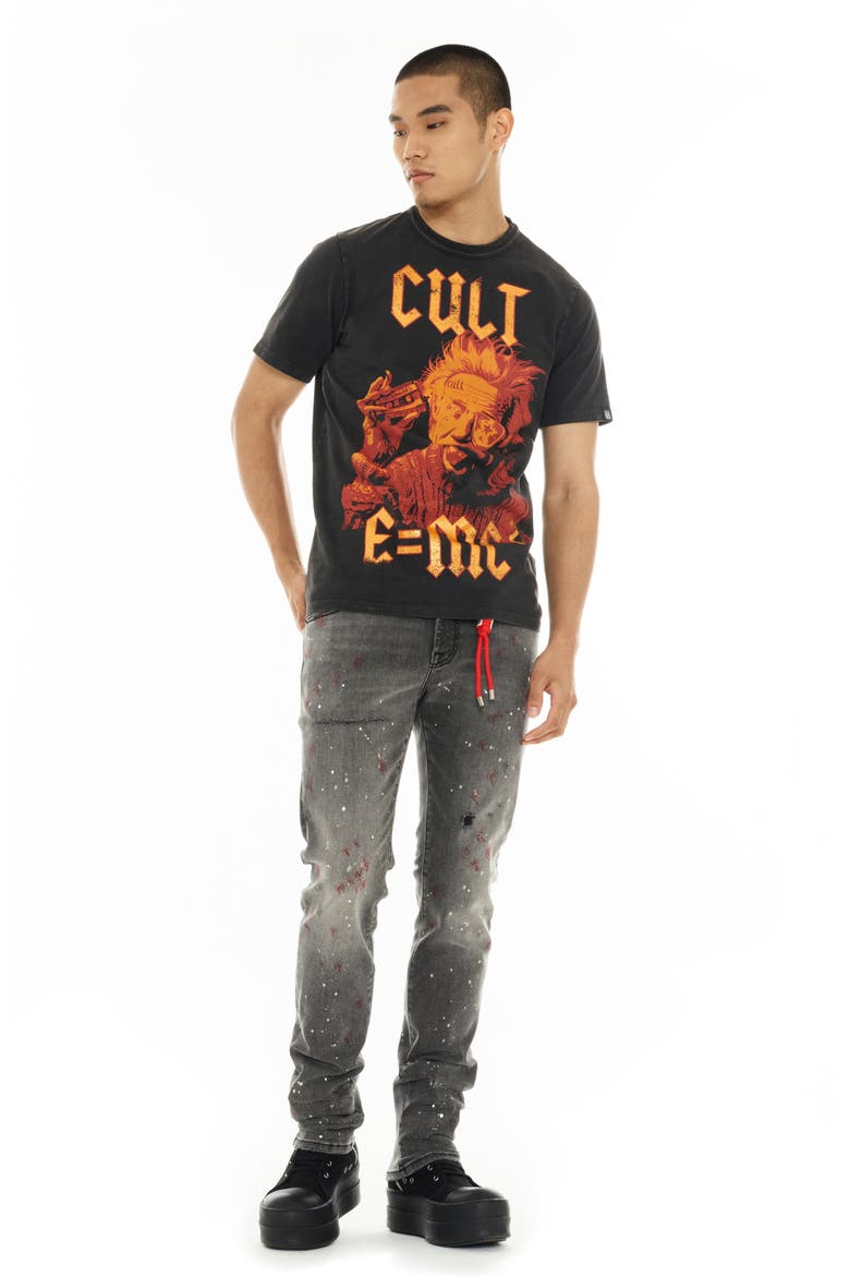 Rocker Slim Fit Jeans, Alternate, color, MOON