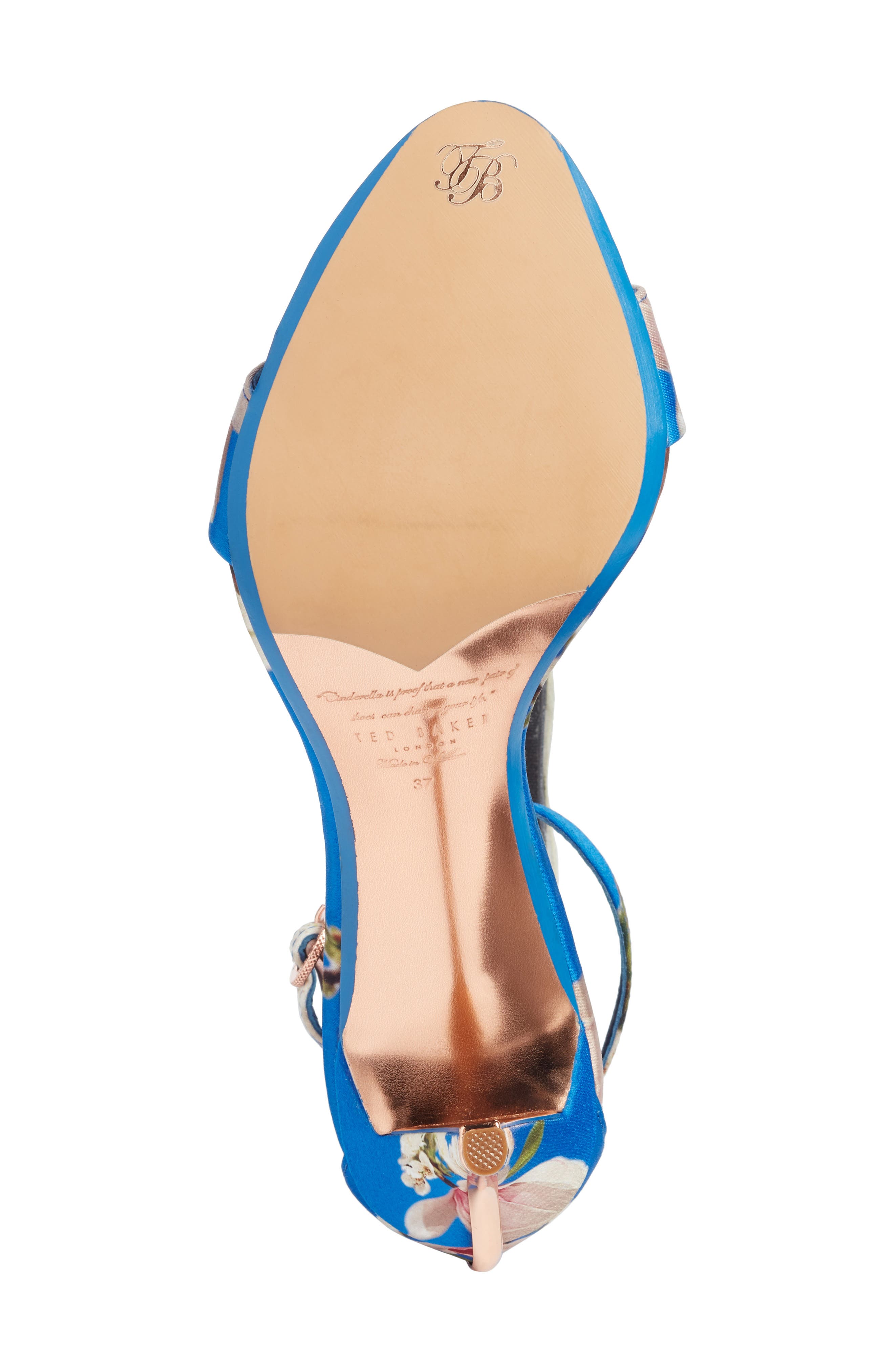 Mavbe Ankle Strap Sandal, Alternate, color, BLUE HARMONY PRINT