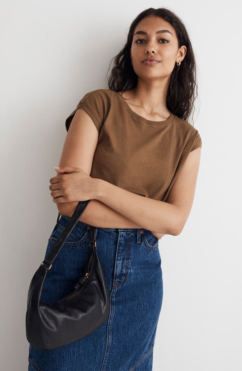 Madewell The Piazza Small Slouch Shoulder Bag, Alternate, color,