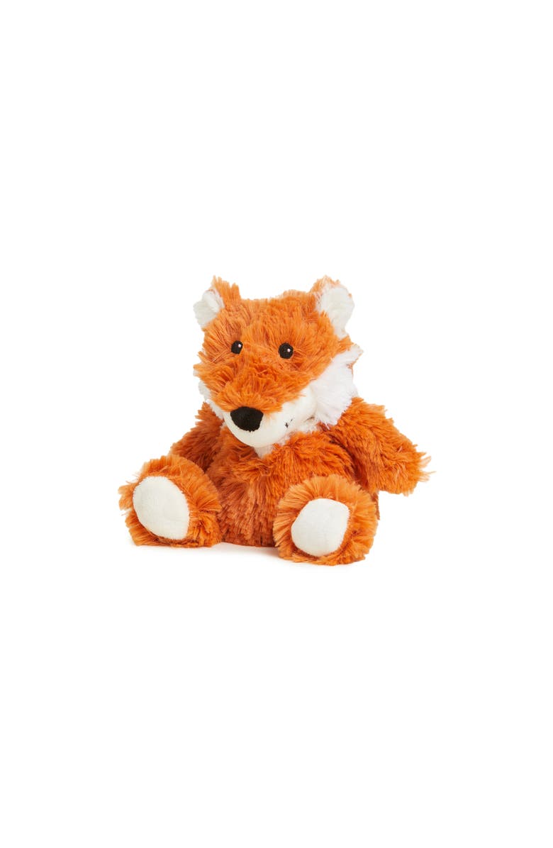 Warmies Fox Junior Plush Toy, Main, color, Medium Orange