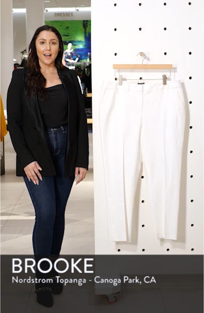 Stretch Twill Crop Pants, sales video thumbnail