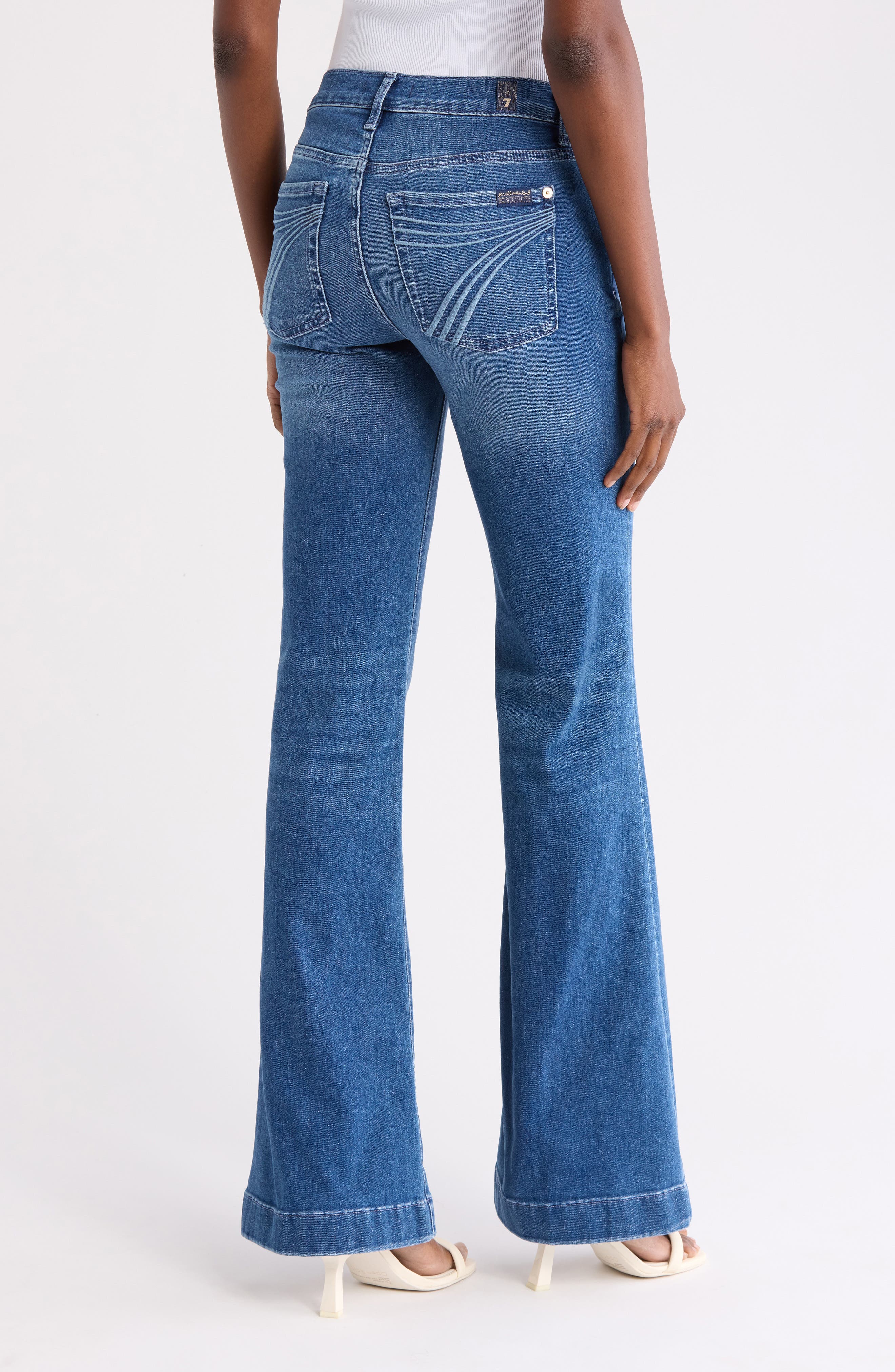 Dojo Mid Rise Flare Jeans - image 2
