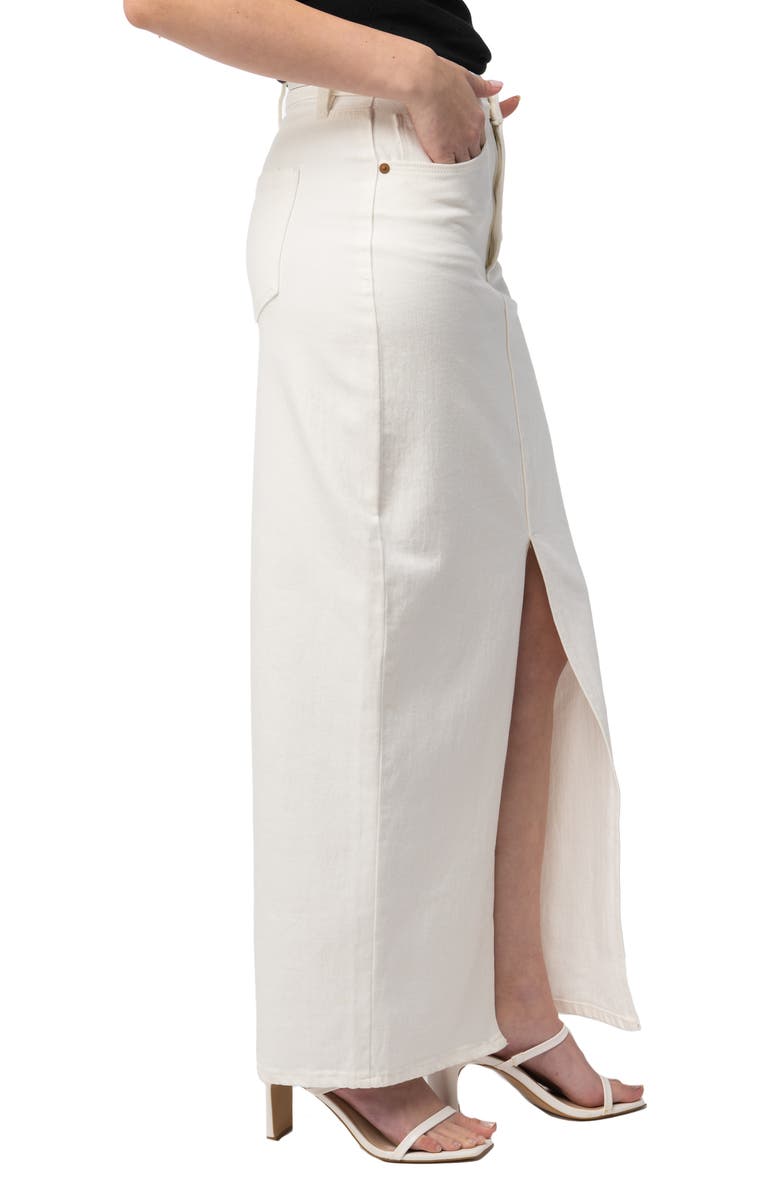 BLANKNYC High Waist Denim Maxi Skirt, Alternate, color, See You Again