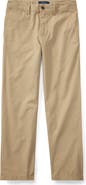 Polo Ralph Lauren Kids' Flat Front Stretch Cotton Twill Chinos