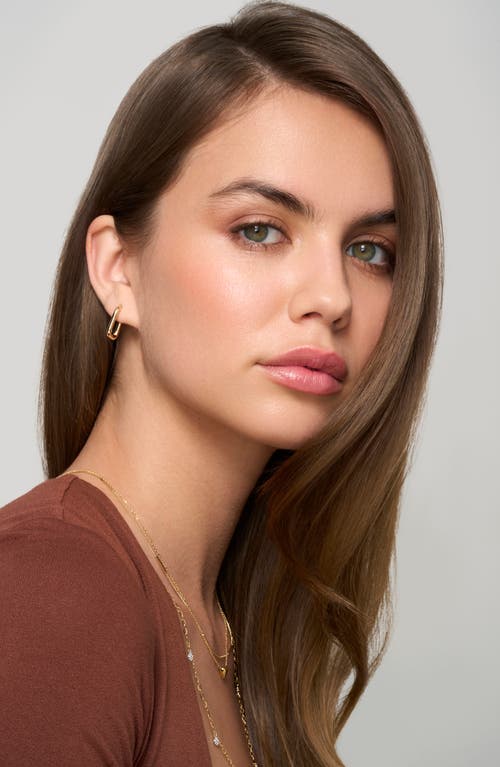 Bony Levy 14k Gold Rectangular Hoop Earrings In 14k Yellow Gold