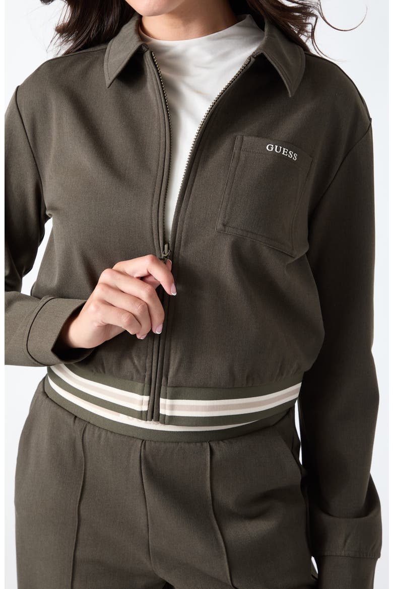Goliarda Full Zip Jacket, Alternate, color, MEDIUM BROWN